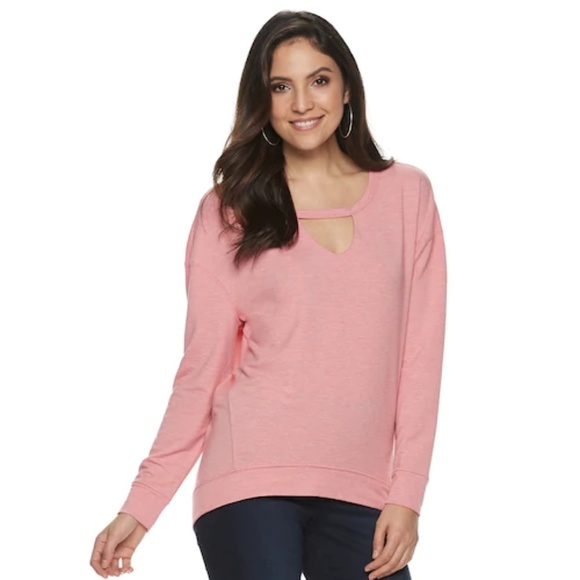 cutout sweatshirt